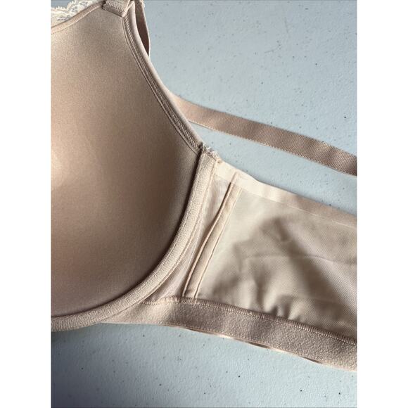 Cacique Lane Bryant 46 C Balconette lightly lined demi bra size 46C Nude - Picture 9 of 15